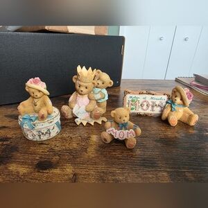 Cherished Teddies Mom Collection - Brown, Pink, Blue